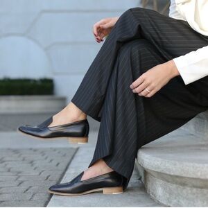 Everlane Black The Modern Leather Loafer in Black Size: 7